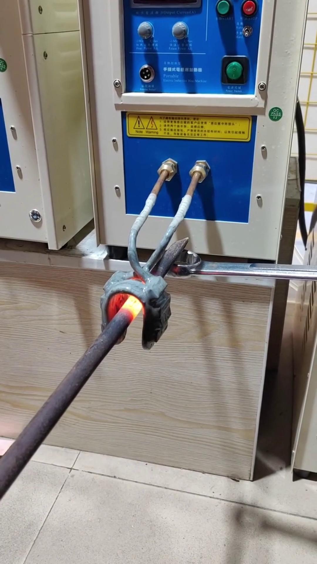 高频9.1成人免费看片加热设备 钢筋加热弯曲 高频加热机