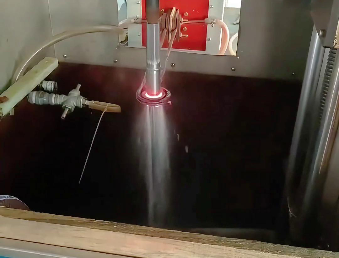 超高频销轴淬火，深度浅，速度快，变形量小